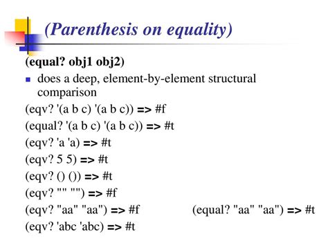 error equality comparison with extraneous parentheses.